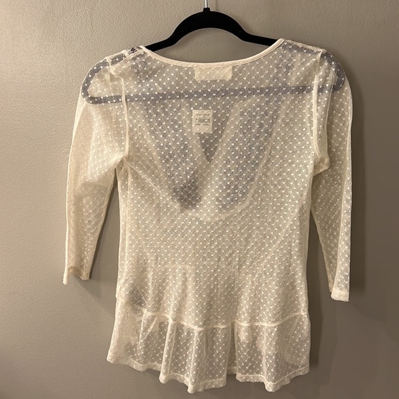 A&F Beaded Peplum Top - Picture 3 of 3